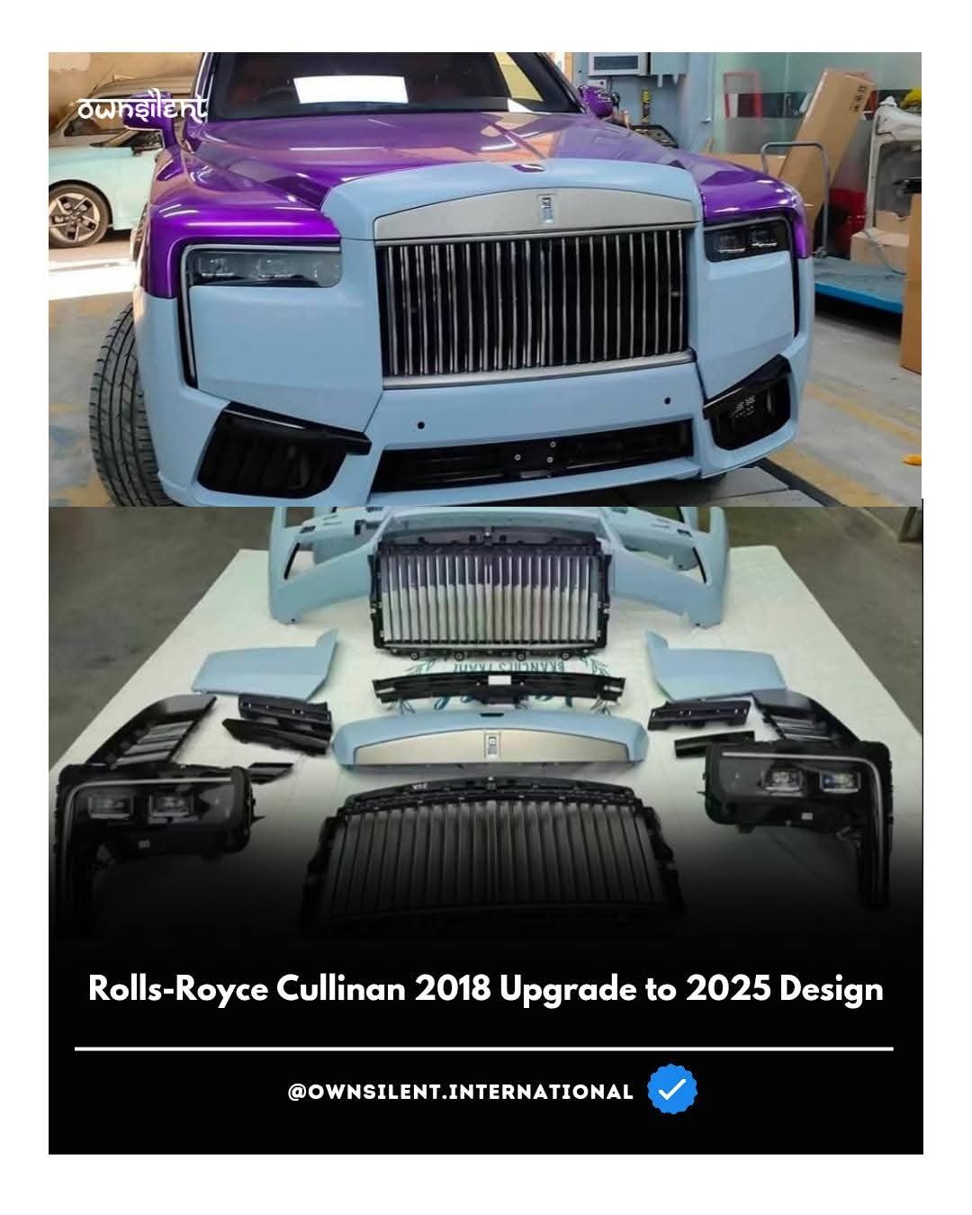 Own Silent & Co is proud to introduce this Rolls-Royce Cullinan conversion kit